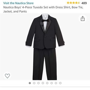 Toddler Boy 2T Black Tuxedo Set